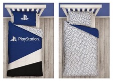 Image of NEW PlayStation Official Single Duvet Set - Reversible - Duvet + Pillowcase