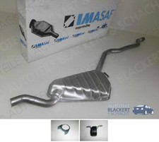 IMASAF Auspuff Mitteltopf für Audi A4 quattro B5 1.8 T+Avant 1995-2001+Zubehör