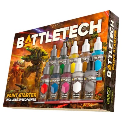 BattleTech Miniatures Starter Paint Set w/Speedpaints CAT35PS1