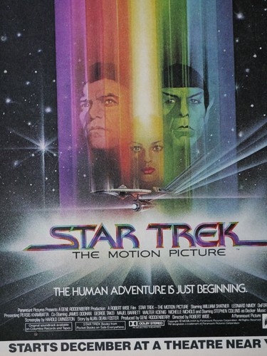 Star Trek The Movie Vintage Christmas 1980 Captain Kirk Spock Original Print Ad - Picture 3 of 4
