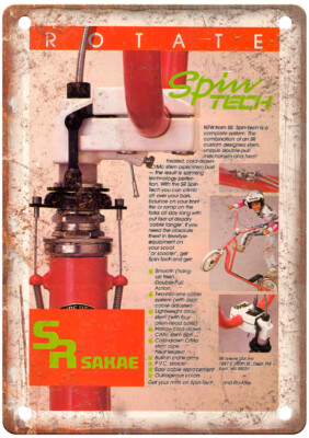 Old School BMX 1987 SR Vintage Magazine Ad Reproduction Metal Sign B1401