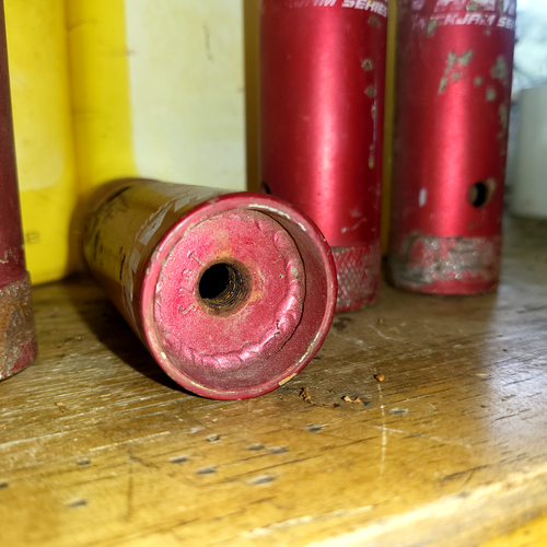 Two Tony Hawk Huck Jam Series S26T Pair of Vintage Red Bike Pegs for Bicycle - Picture 2 of 5