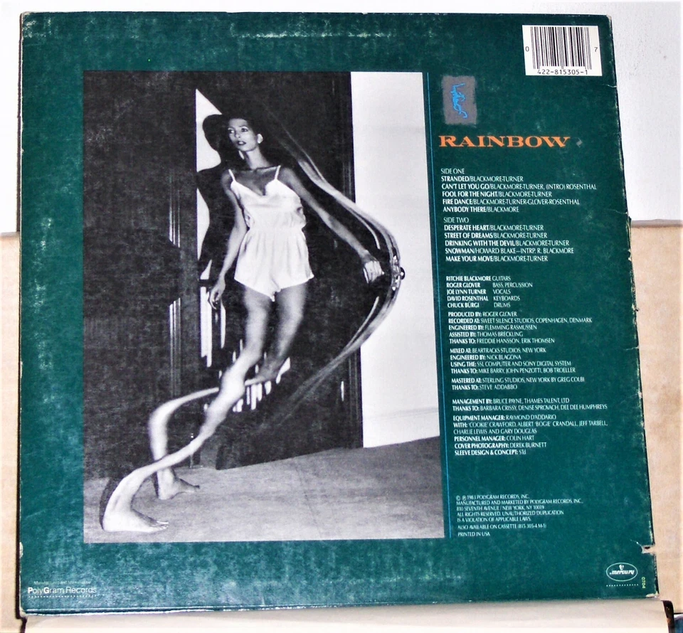Rainbow - Bent Out Of Shape - 1983 Vinyl LP Record Album - Image 2 of 2