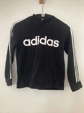 ADIDAS Youth Boys Pullover Hoodie SZ L /G 14/16 Black
