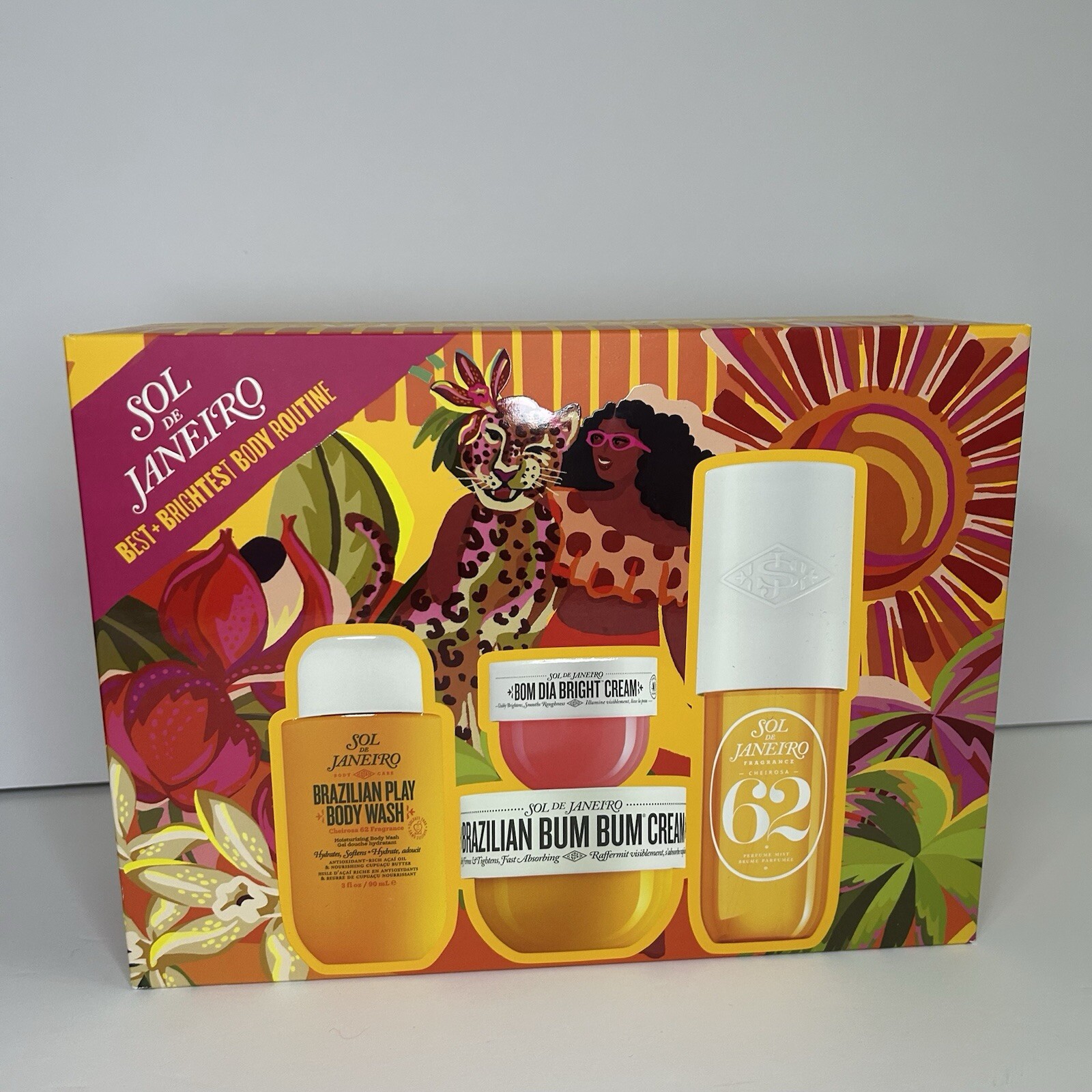 Sol de Janeiro Holiday Best + Brightest Body Routine Cheirosa ‘62 Bum Bum Set