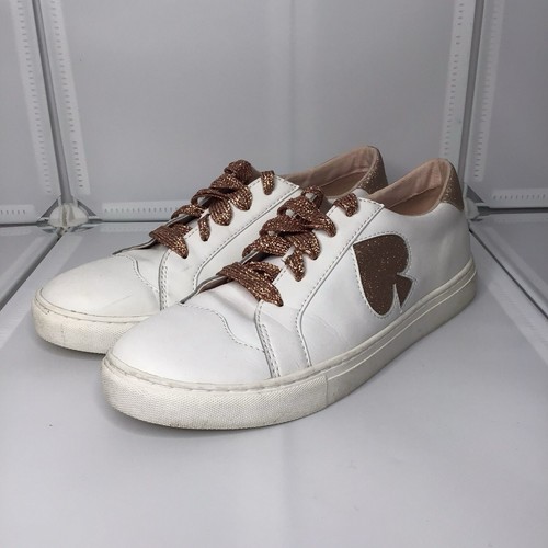 Zapatilla deportiva Kate Spade Fez, oro rosa blanco talla 8,5 B - Imagen 7 de 16