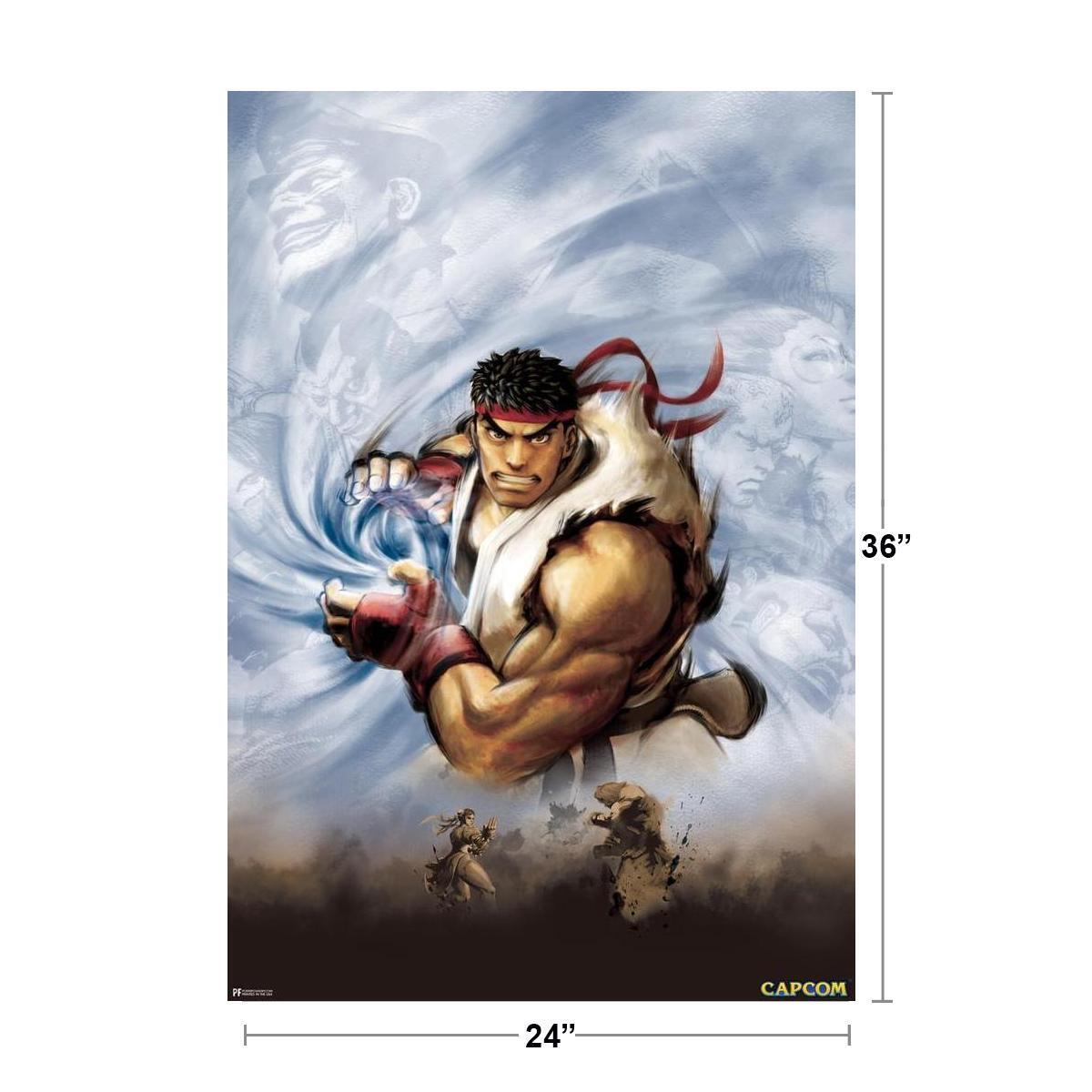 street fighter ryu fan art by me  Postcard for Sale by KIRART