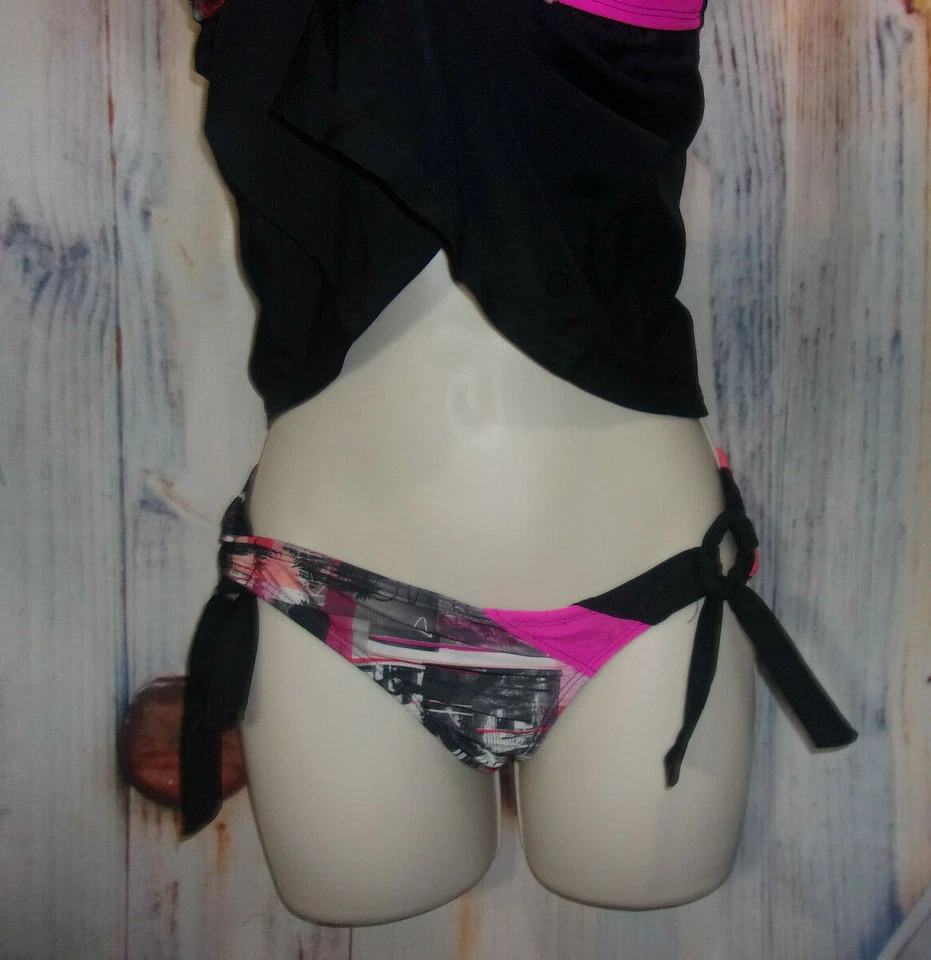 Juego Tankini 2 Piezas OP Mujer Talla S (3-5) Negro, Rosa   Foto 4 de 4