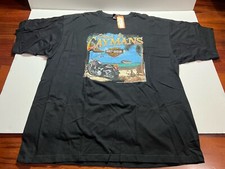 Harley-Davidson Shirt Adult 3XL Black 2007 Caymans Short Sleeve USA Made
