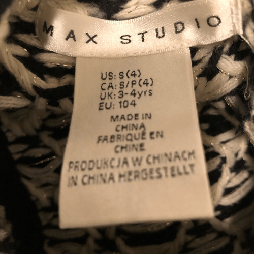 Max Studio girl’s Sz S (4) sweater jacket coat button - Picture 5 of 5