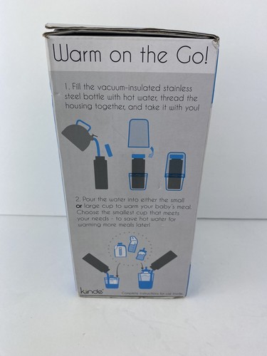 Kiinde Kozii Voyager Travel Baby Bottle Warmer 18 oz. Stainless Steel - Picture 2 of 6
