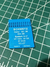 10 Needles Schmetz Brand B-27 DCx27 SES 80/12...