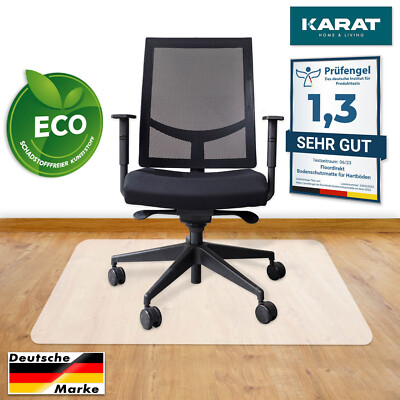Office Marshal TÜV Bodenschutzmatte Hartboden Milchig/Gefrostet viele Größen PP