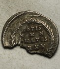 Rare original Ancient Roman silver coin Constantius 351AD Siliqua Laurel wreath — photo 2