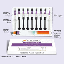 Prime Dental Restorite Nano Hybrid Lightcure Resin Base Composite Kit Free Ship