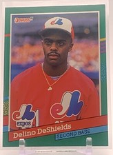 1991 Donruss Delino DeShields Montreal Expos #555