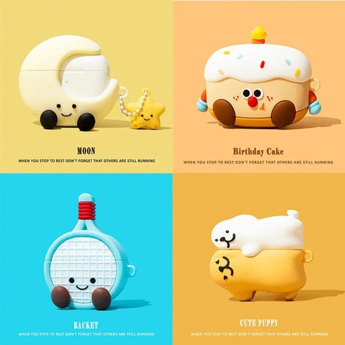 3D Silicone Cartoon Cover for Apple AirPods Case - Picture 2 of 8