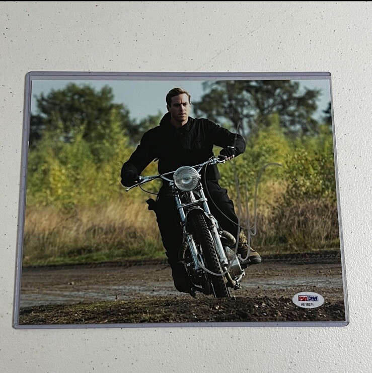 Armie Hammer Signed Autographed 8x10 PSA DNA Certified Man From U.N.C.L.E. Photo