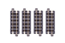 Kato 52-140 Narrow Gauge UniTrack 62mm 27/16   Straight Track 4 Pack 