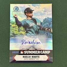 2021 Bowman Chrome 2020 Summer Camp Noelvi Marte Auto 012/100 #SC-20