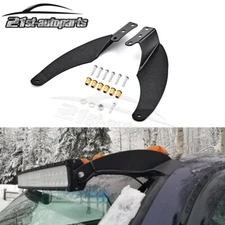 52" Curved LED Light Bar Upper Roof Mount Bracket For Dodge Ram 1500/2500 94-01