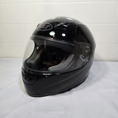 bilt fusion motorcycle helmets BILT Fusion Full-Face Motorcycle Helmet Black Size M 2016