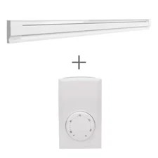 Cadet Baseboard Heater 96" 240-208V 2000-1,500W White