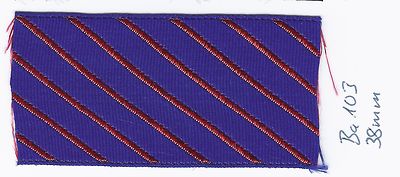 Ordensband Frankreich Med. comm d Services Volon. dans 38mm 0,5m(ba68)(1m13,80)