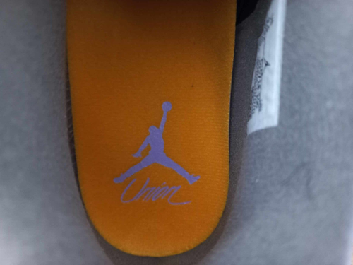 Nike Air Jordan 4 Retro UNION DESERT MOSS scarpe da basket da uomo scarpe da ginnastica UK 8,5 - Foto 9 di 13