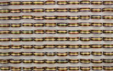 32pcs Wholesale Lots Fashion Multicolor Enamel Stainless Steel Anniversary Rings