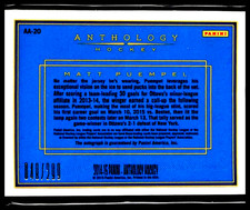 2015-16 Panini Anthology - Anthology Autographs #AA-20 Matt Puempel #/299