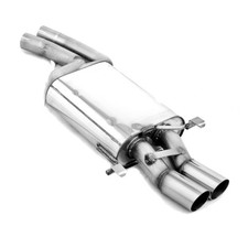 FOX Sportauspuff ESD 2x76 scharf schräg für Audi 100 S4 A6 S6 Quattro 2.2l 4.2l