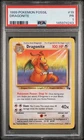 1999 POKEMON FOSSIL #19 DRAGONITE PSA 1