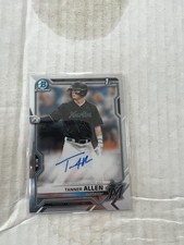 Tanner Allen 2021 Bowman Chrome 1st Bowman Auto Base #CDA-TA NrMt