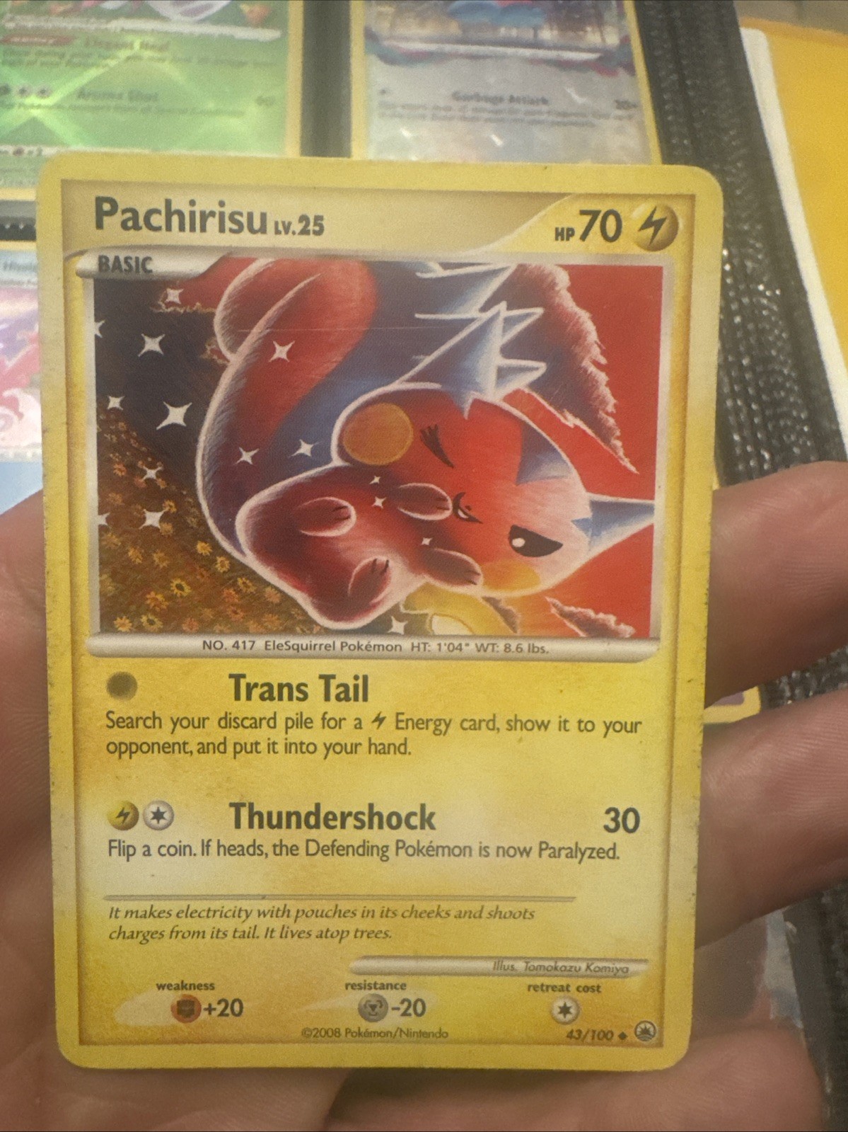 Pachirisu 43/100 Majestic Dawn Regular