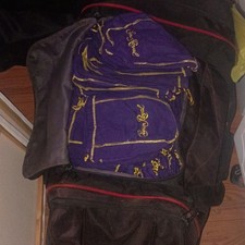 Crown Royal Purple & Gold Velvet Drawstring Bags Lot, Tassels & Embroidery