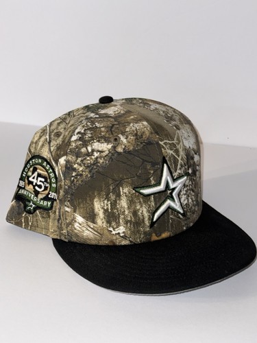45th Anniversary 59FIFTY Houston Astros Camo/Black Brim Fitted Cap 7 7/8