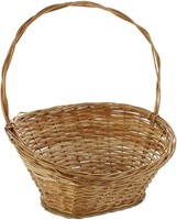 PräSentkorb Geschenkkorb Natur Mittel Aus Weide, Leer, Weidenkorb Deko Korb