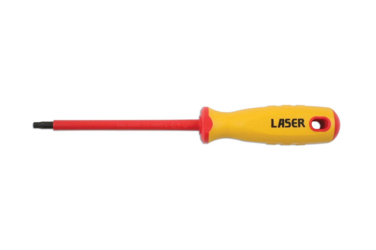 Laser Tools Insulated Star* Screwdriver T27 7453