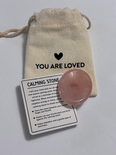Sleep Insomnia Healing Crystals Heart Stones Natural Gemstone 4 pc Set Tumbled - Picture 7 of 7