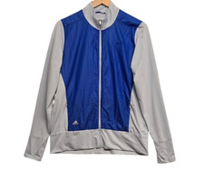 Adidas Golf Womens Large Lightweight Track Jacket Active Thumbhole Full Zip