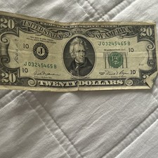 1981 Series 20 Federal Reserve Note Banknote - Circulated, Uncertified
