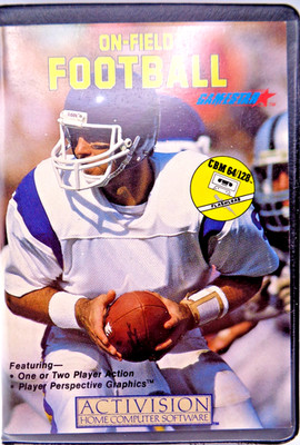 COMMODORE 64/128 -- ON-FIELD FOOTBALL (ACTIVISION)