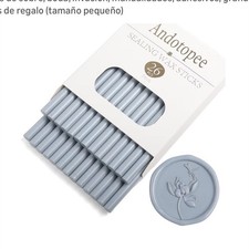 Andotopee Sealing Wax Sticks 26pcs Blue Wax for Stamps, Seals, Invitations