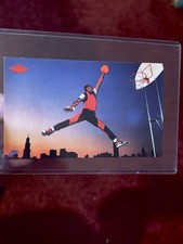 Michael Jordan 1985 Nike Jumpman Promo Rookie Card RC HOF Bulls EX. rookie card picture