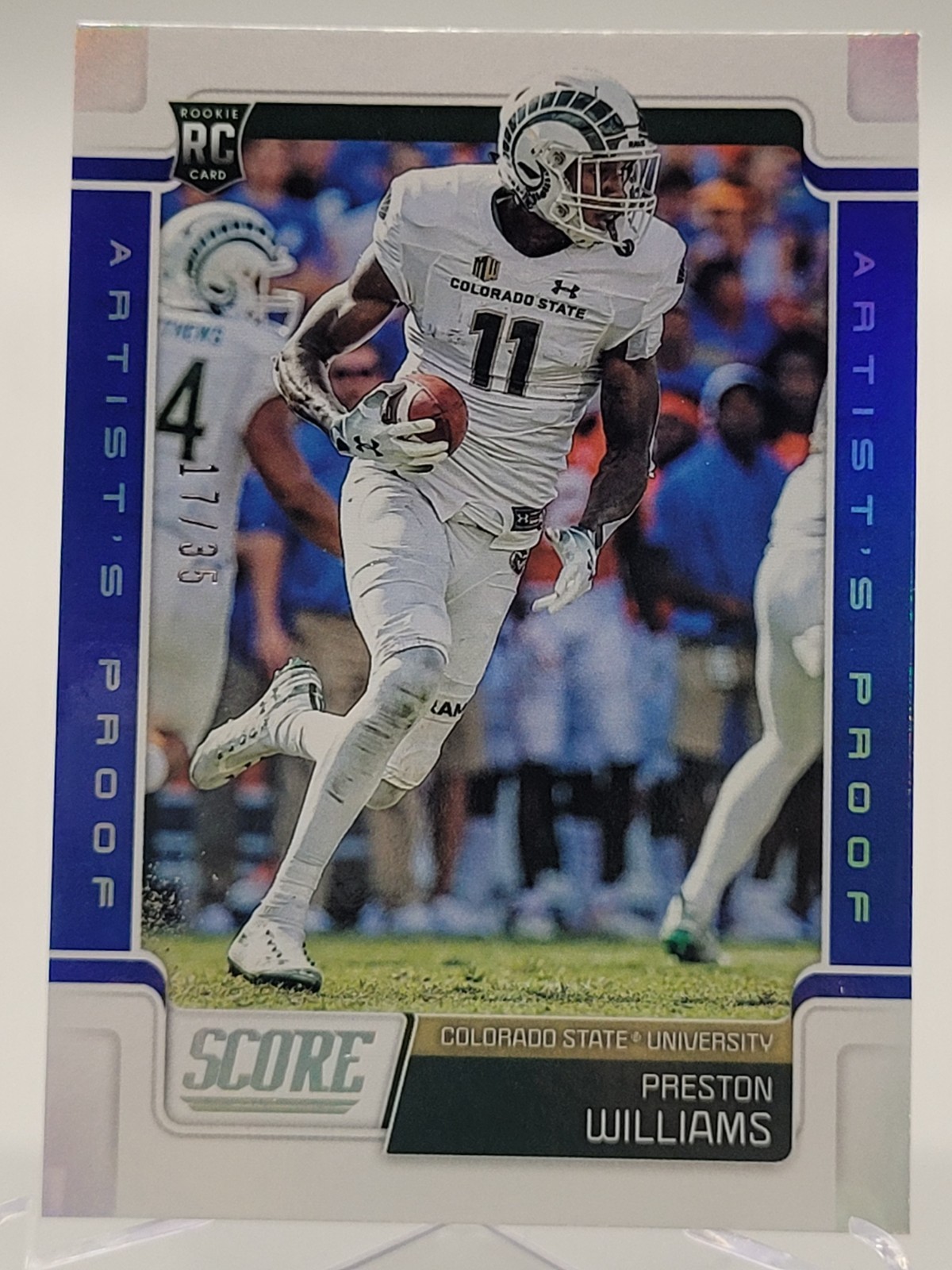 Preston Williams Panini Score #403 Artists Proof