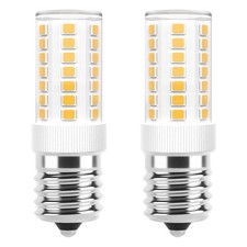 E17 LED Bulbs Dimmable 5W Microwave Over 2 Count Pack of 1 , 5w-warm White