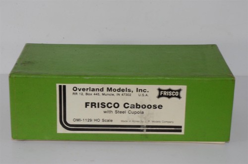 Overland Models HO latón #OMI-1129 FRISCO caboose con cúpula de acero | Condition: Used