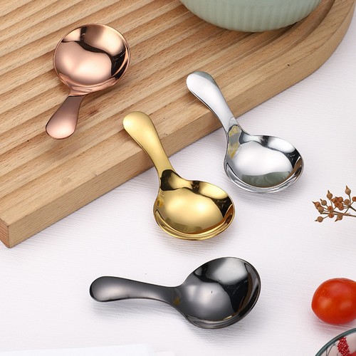 Small Scoops for Canisters,Total of 4 Pcs Short Handle Spoons for Salt1204 - Picture 2 of 6