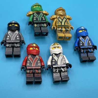 Lego Ninjago The Final Battle Minifigure Lot of 6 Kai Lloyd Zane